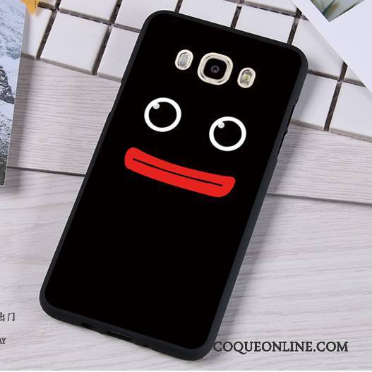 Samsung Galaxy J7 2016 Coque De Téléphone Une Agrafe Étoile Noir Silicone Étui Protection