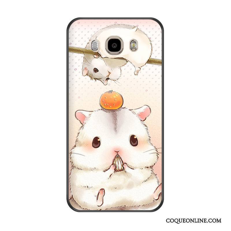 Samsung Galaxy J7 2016 Coque Dessin Animé Fluide Doux Étoile Silicone Gaufrage Protection Étui