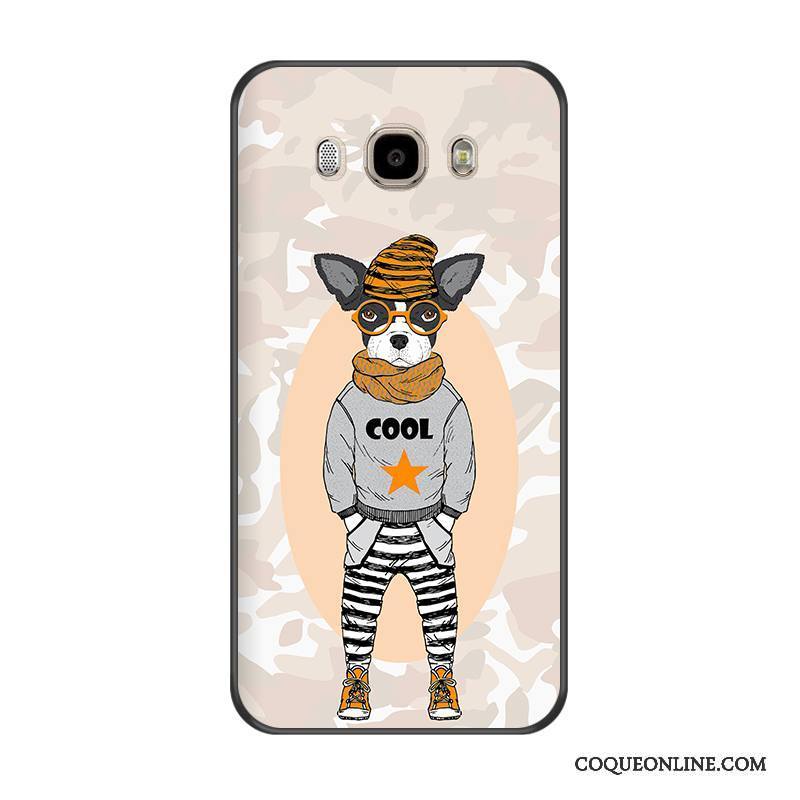 Samsung Galaxy J7 2016 Coque Dessin Animé Fluide Doux Étoile Silicone Gaufrage Protection Étui