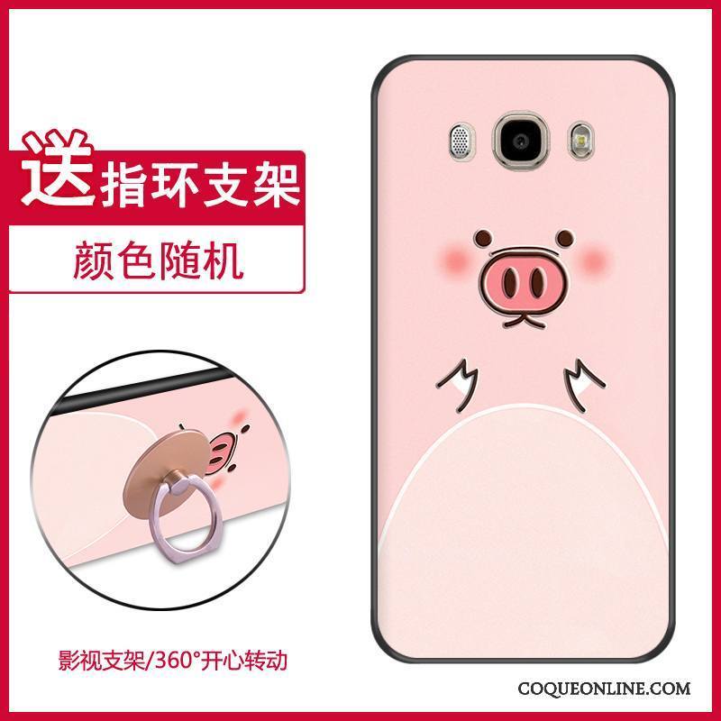 Samsung Galaxy J7 2016 Coque Personnalité Charmant Créatif Tendance Incassable Étoile Rose