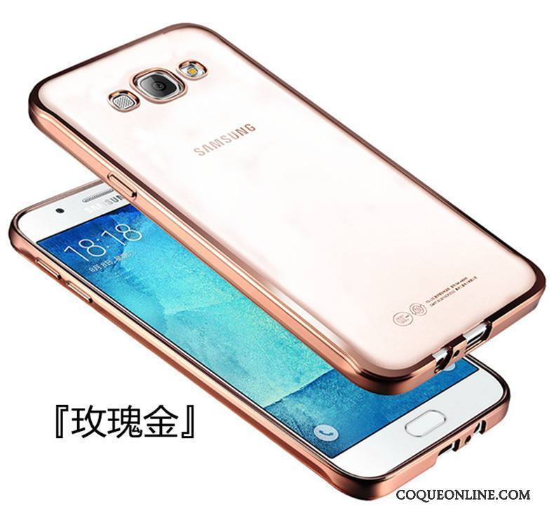 Samsung Galaxy J7 2016 Coque Protection Incassable Étoile Placage Transparent Silicone Étui