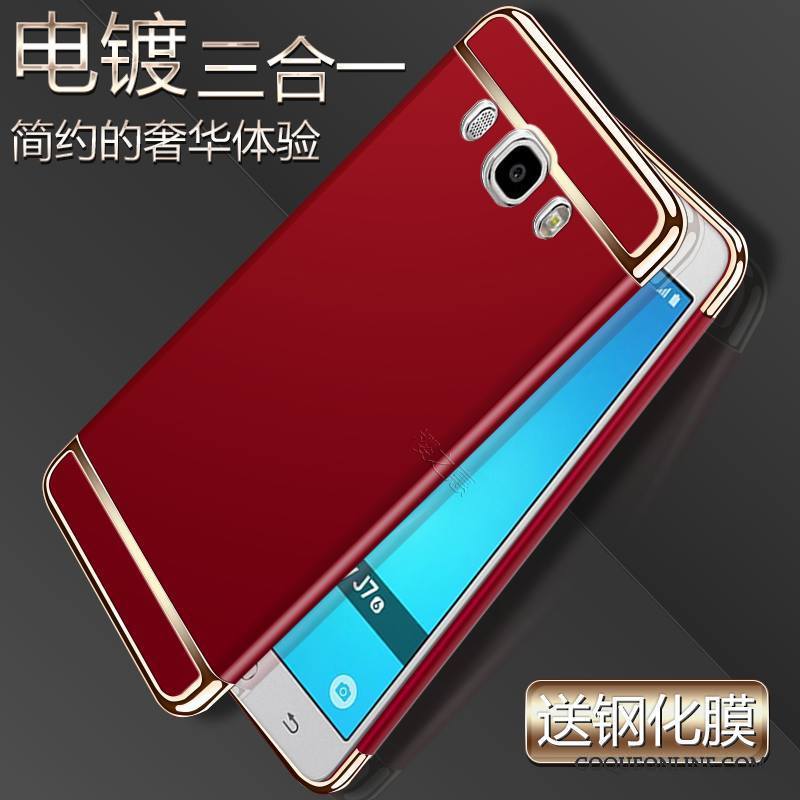 Samsung Galaxy J7 2016 Coque Simple Étui De Téléphone Étoile Bleu Rouge