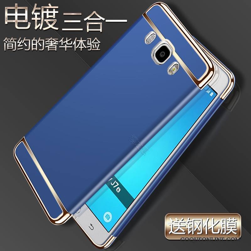 Samsung Galaxy J7 2016 Coque Simple Étui De Téléphone Étoile Bleu Rouge