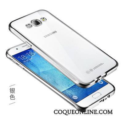 Samsung Galaxy J7 2016 Or Incassable Coque De Téléphone Placage Protection Légère Transparent