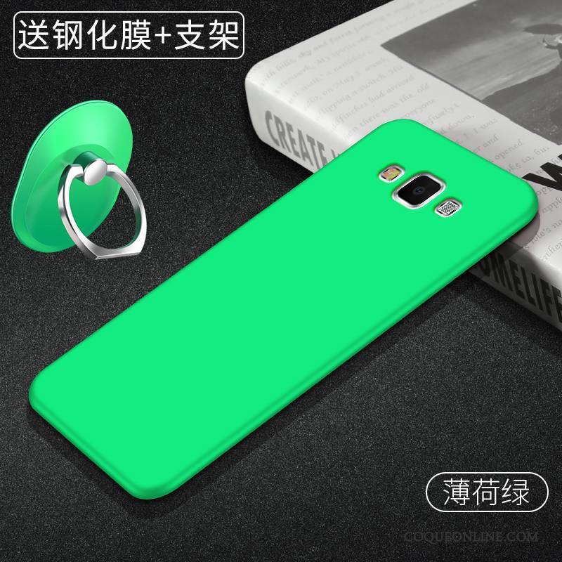 Samsung Galaxy J7 2016 Protection Fluide Doux Coque Silicone De Téléphone Vert Téléphone Portable