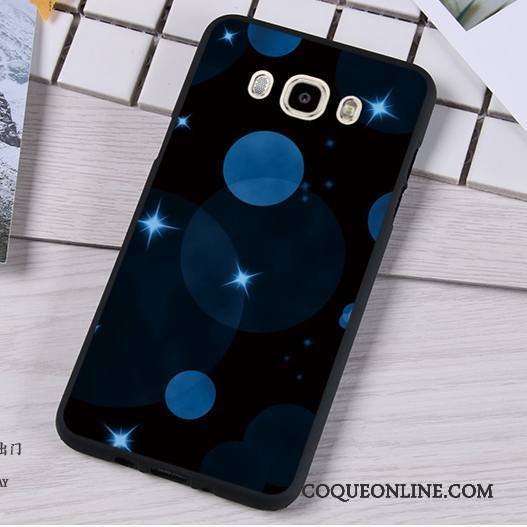 Samsung Galaxy J7 2016 Tendance Fluide Doux Violet Coque De Téléphone Protection Incassable Étoile