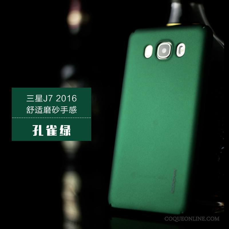 Samsung Galaxy J7 2016 Vert Foncé Téléphone Portable Coque De Téléphone Étoile Étui Protection