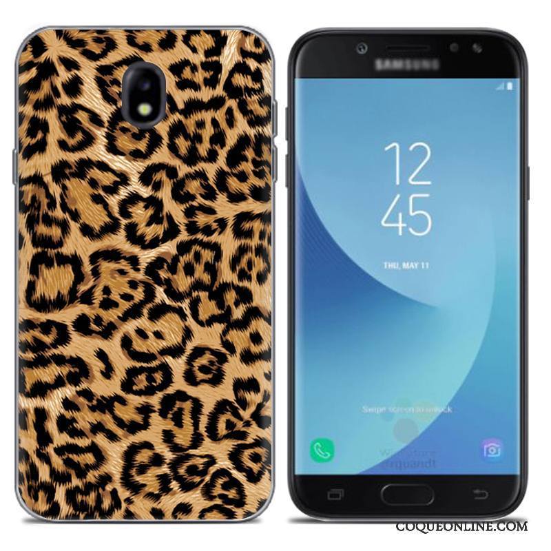 Samsung Galaxy J7 2017 Créatif Coque De Téléphone Or Silicone Fluide Doux Peinture Étoile