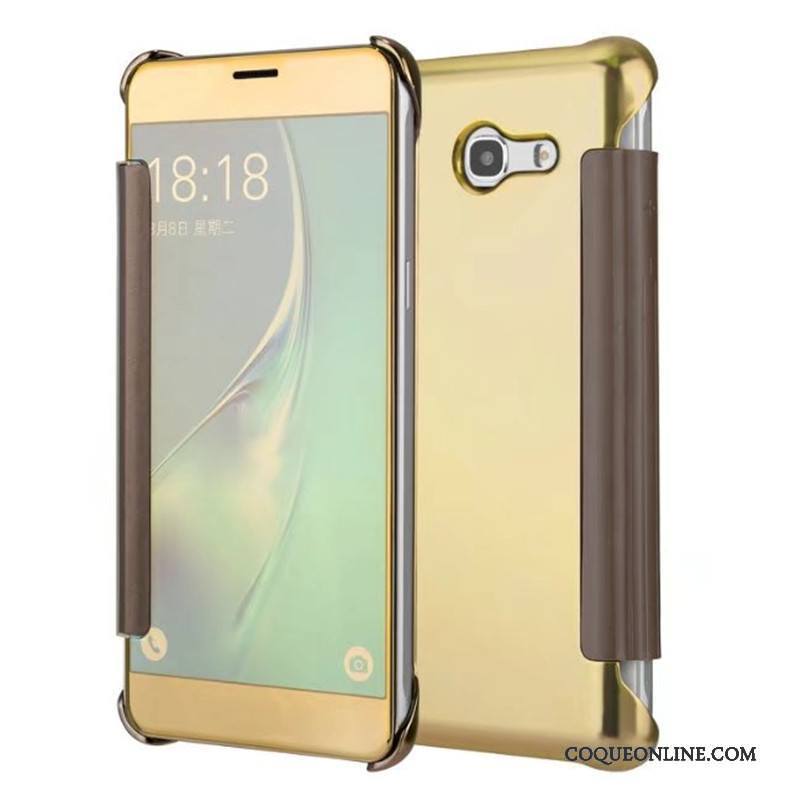 Samsung Galaxy J7 2017 Miroir Protection Housse Étoile Téléphone Portable Coque De Téléphone Étui