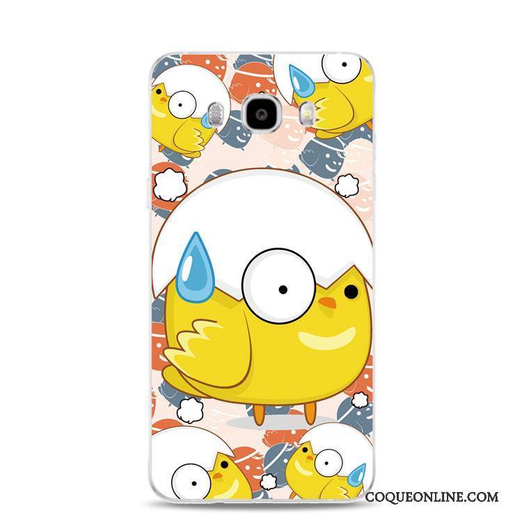 Samsung Galaxy J7 2017 Support Gaufrage Poulet Silicone Fluide Doux Étoile Coque