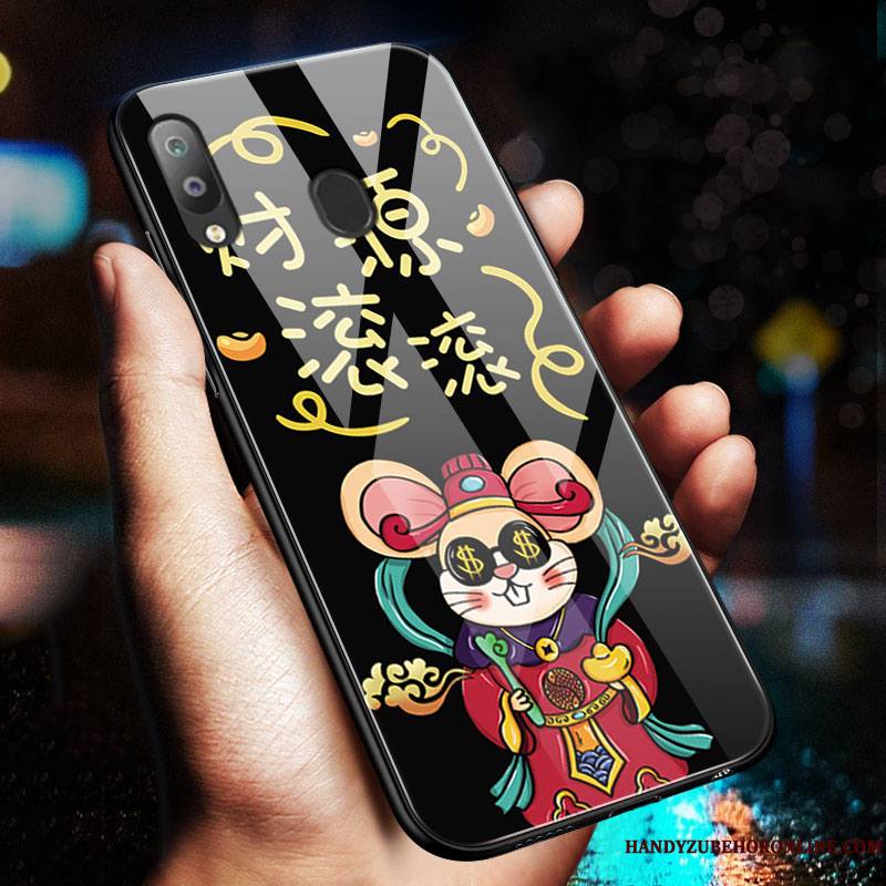 Samsung Galaxy M20 Coque Personnalité Fluide Doux Protection Charmant Dessin Animé Étui Nouveau