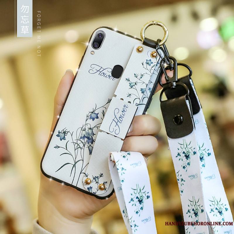 Samsung Galaxy M20 Peinture Étui Téléphone Portable Coque De Téléphone Support Fluide Doux Bordure
