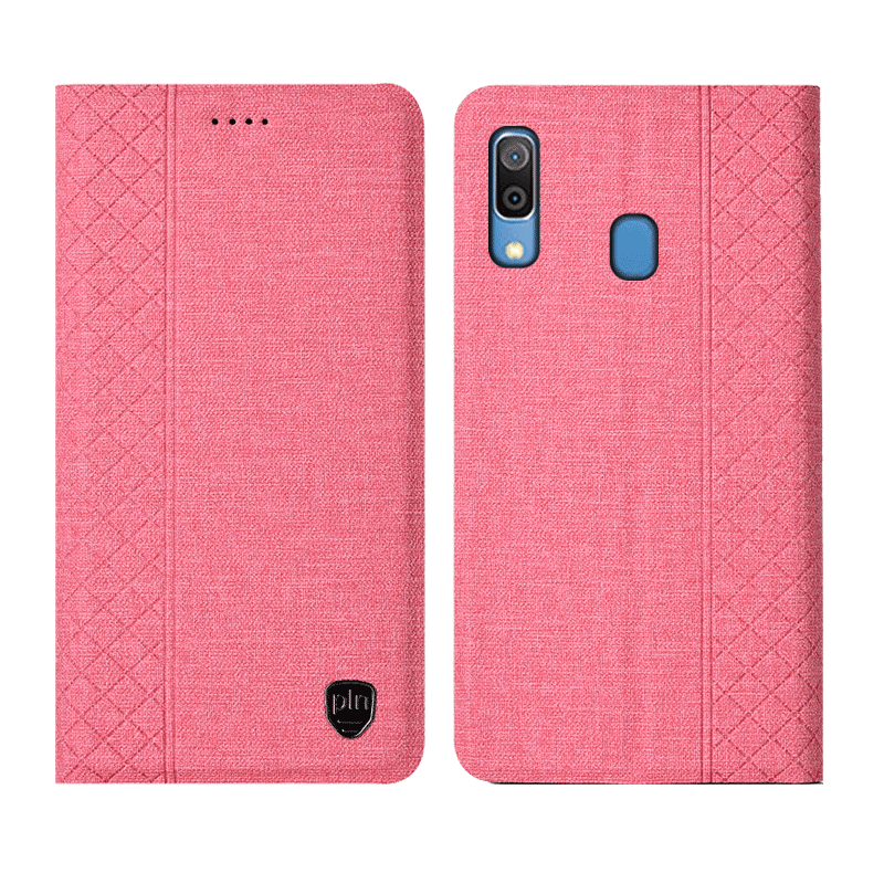 Samsung Galaxy M20 Protection Étui Tout Compris Étui En Cuir Bleu Étoile Coque De Téléphone