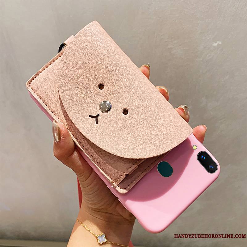 Samsung Galaxy M20 Étui Mode Fluide Doux Portefeuille Coque De Téléphone Étoile Rose