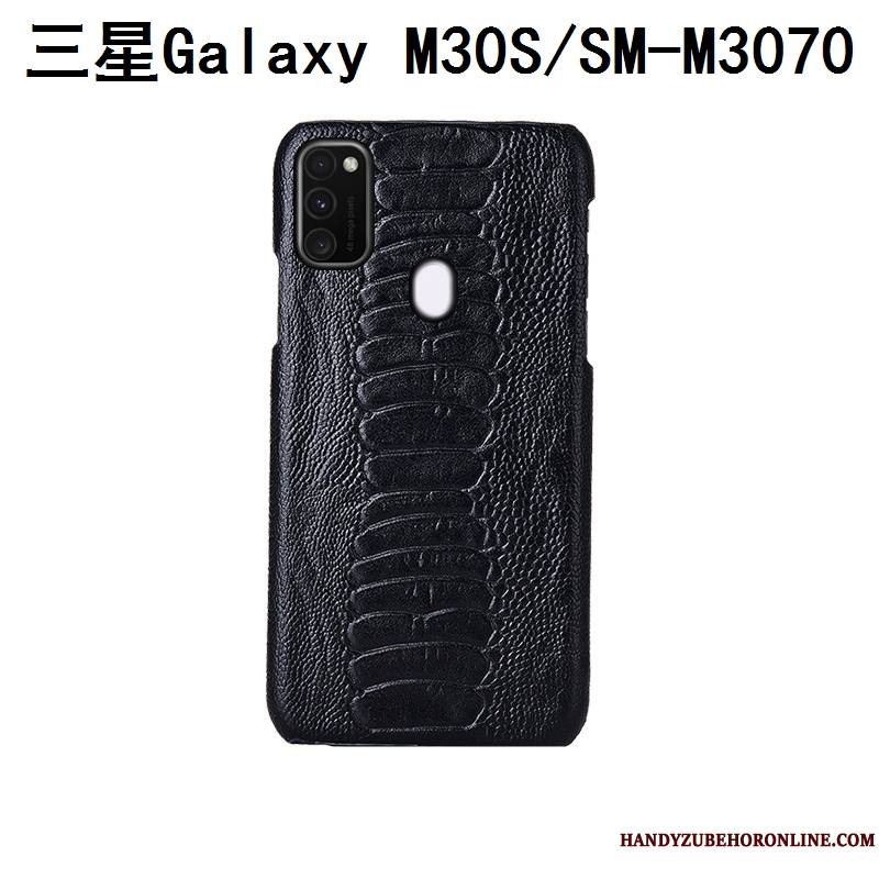 Samsung Galaxy M30s Coque Couvercle Arrière Mode Bleu Téléphone Portable Incassable Oiseau