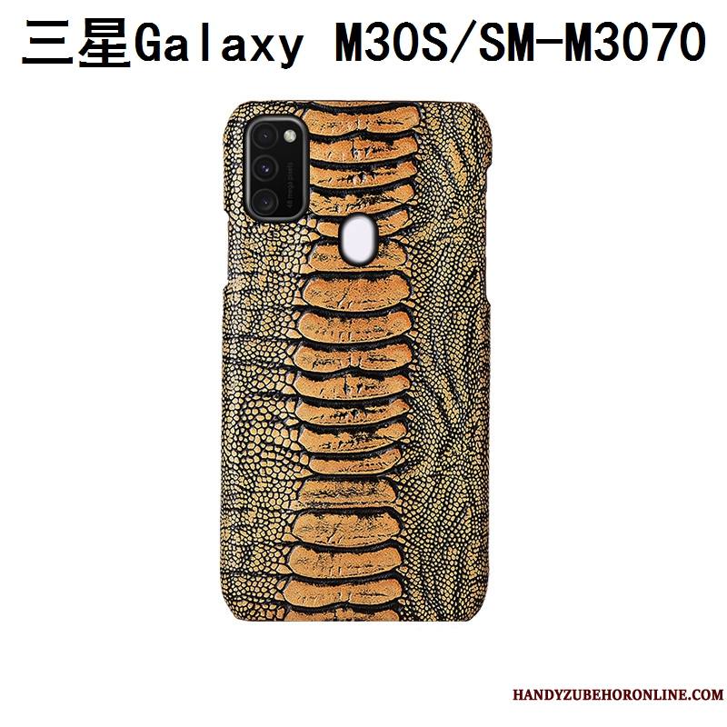 Samsung Galaxy M30s Coque Couvercle Arrière Mode Bleu Téléphone Portable Incassable Oiseau