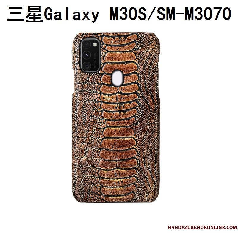 Samsung Galaxy M30s Coque Couvercle Arrière Mode Bleu Téléphone Portable Incassable Oiseau