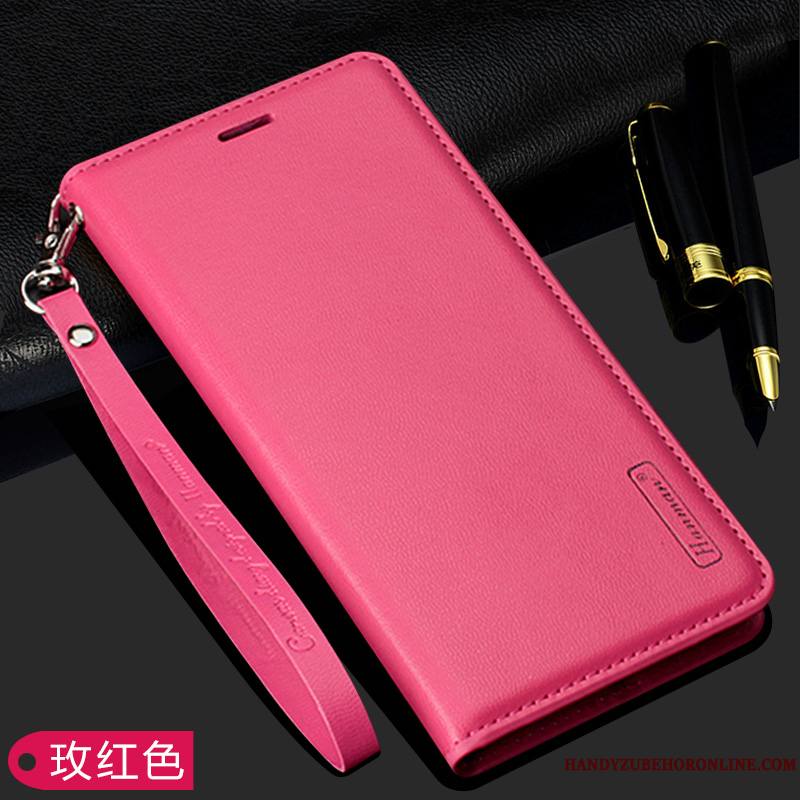 Samsung Galaxy M30s Coque Reversible Housse Étoile Téléphone Portable Rose Plier Étui En Cuir