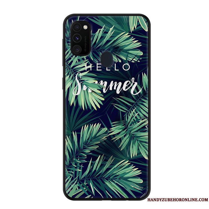 Samsung Galaxy M30s Coque Étui Étoile Gris Créatif Personnalisé Dessin Animé Protection