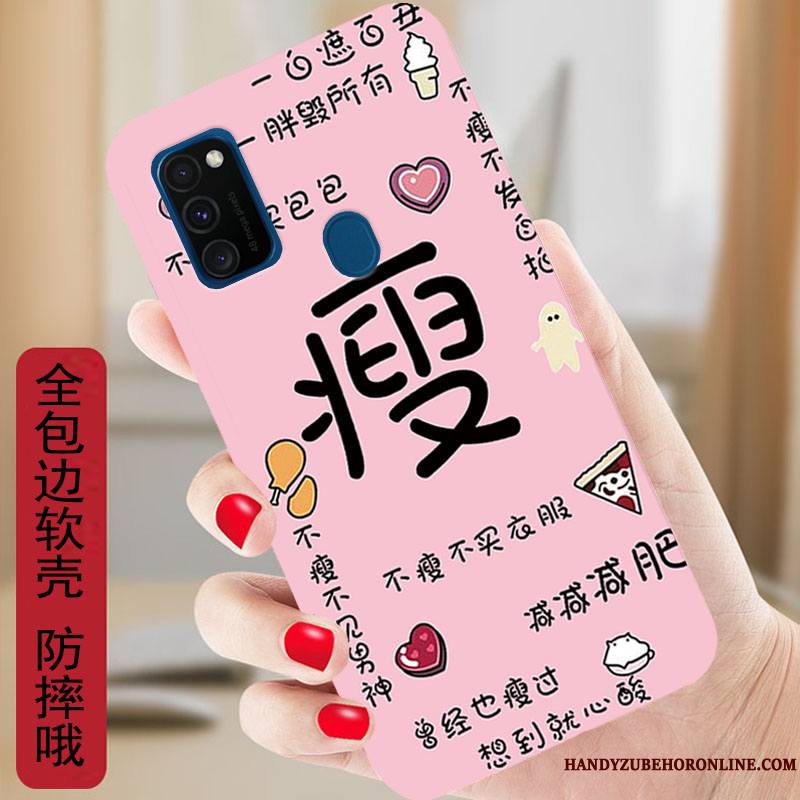 Samsung Galaxy M30s Dessin Animé Coque Protection Étoile Silicone Incassable Étui