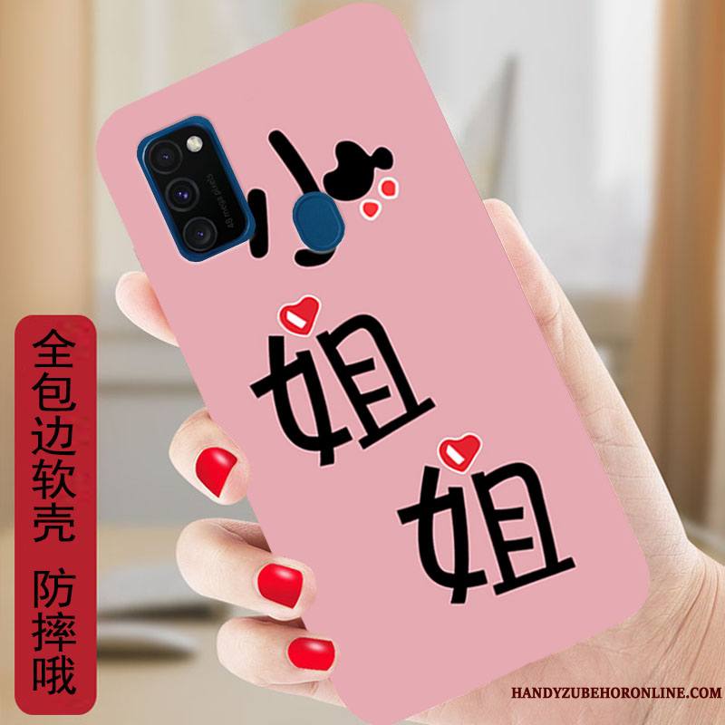 Samsung Galaxy M30s Dessin Animé Coque Protection Étoile Silicone Incassable Étui