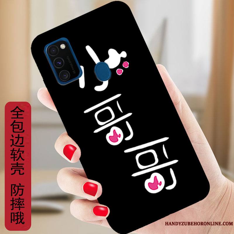 Samsung Galaxy M30s Dessin Animé Coque Protection Étoile Silicone Incassable Étui