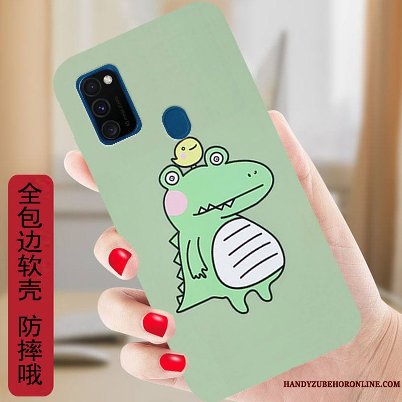 Samsung Galaxy M30s Dessin Animé Coque Protection Étoile Silicone Incassable Étui