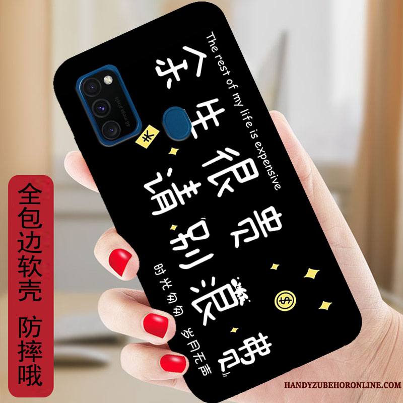 Samsung Galaxy M30s Dessin Animé Coque Protection Étoile Silicone Incassable Étui