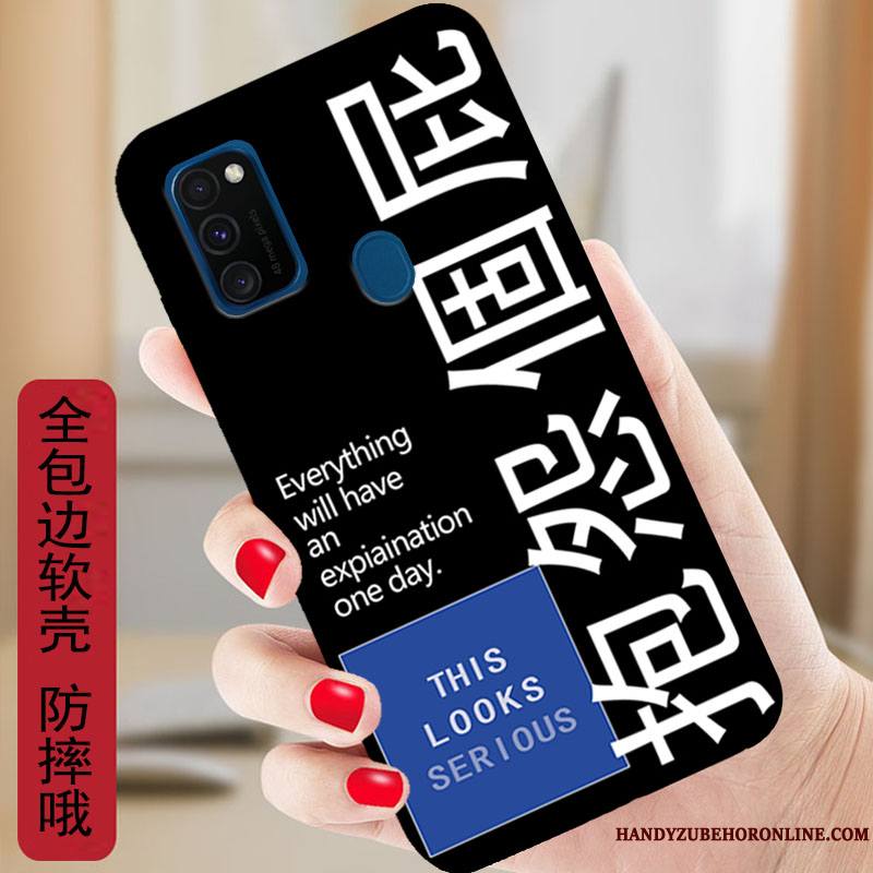 Samsung Galaxy M30s Dessin Animé Coque Protection Étoile Silicone Incassable Étui