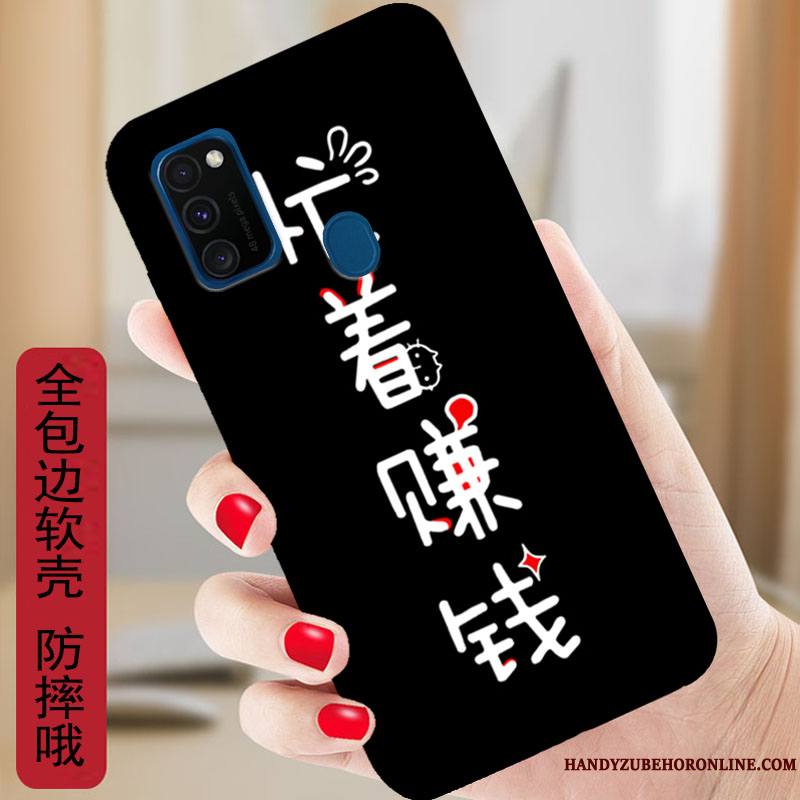 Samsung Galaxy M30s Dessin Animé Coque Protection Étoile Silicone Incassable Étui