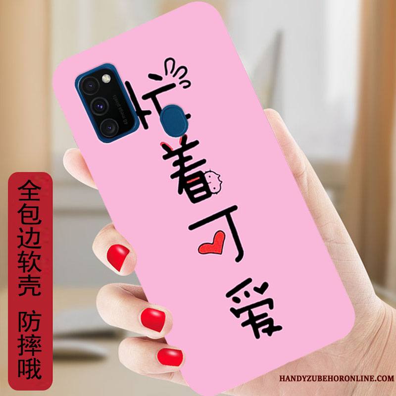 Samsung Galaxy M30s Dessin Animé Coque Protection Étoile Silicone Incassable Étui