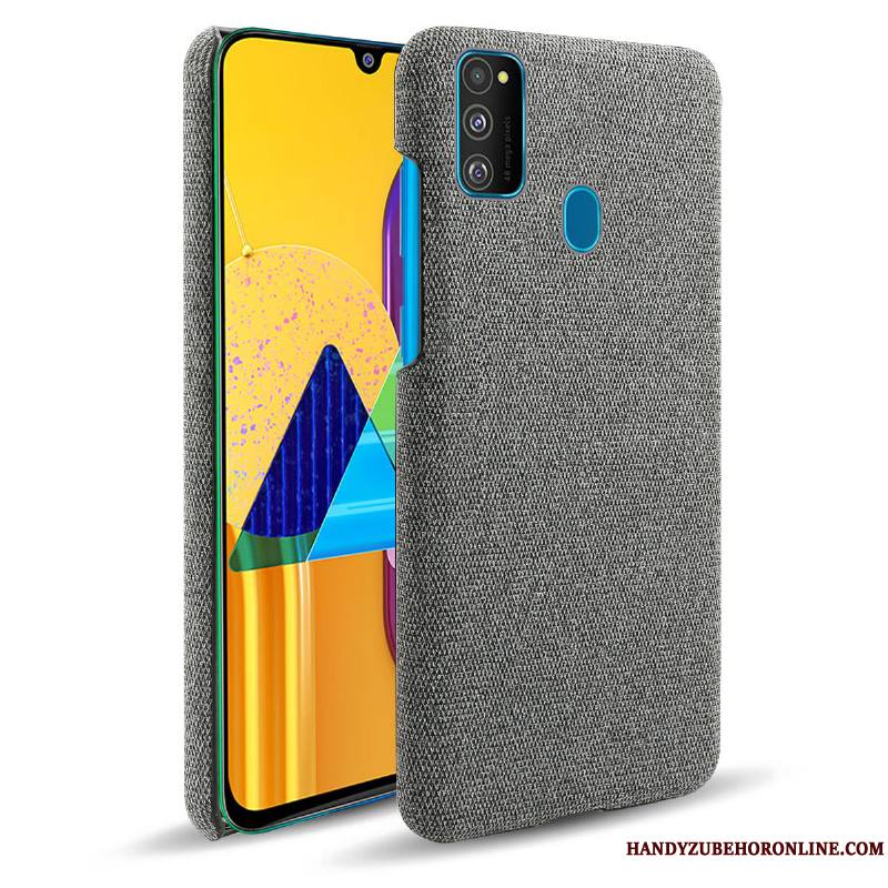 Samsung Galaxy M30s Étoile Coque Protection Tissu De Téléphone Bordure Étui