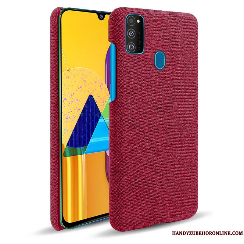 Samsung Galaxy M30s Étoile Coque Protection Tissu De Téléphone Bordure Étui