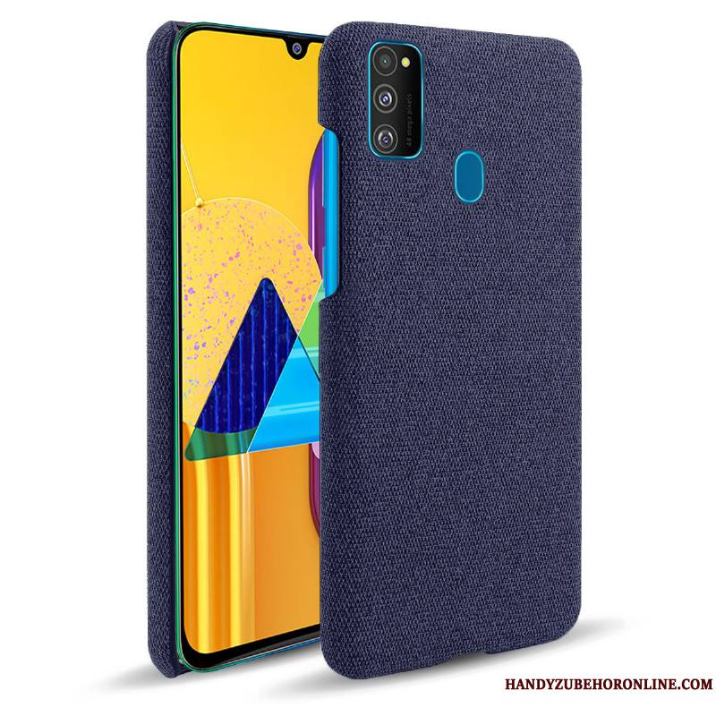 Samsung Galaxy M30s Étoile Coque Protection Tissu De Téléphone Bordure Étui