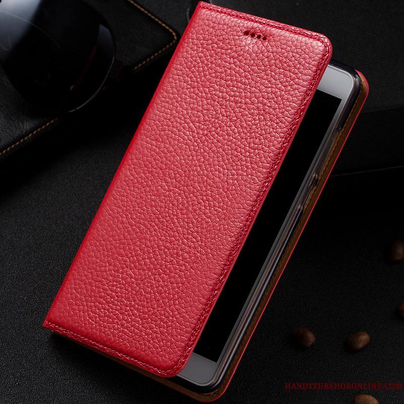 Samsung Galaxy Note 10+ Coque De Téléphone Tout Compris Incassable Étui Litchi Protection Étoile