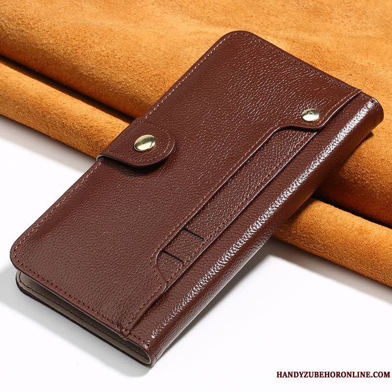 Samsung Galaxy Note 10 Coque Portefeuille Étui Étoile Housse Incassable Pochette Cuir Véritable