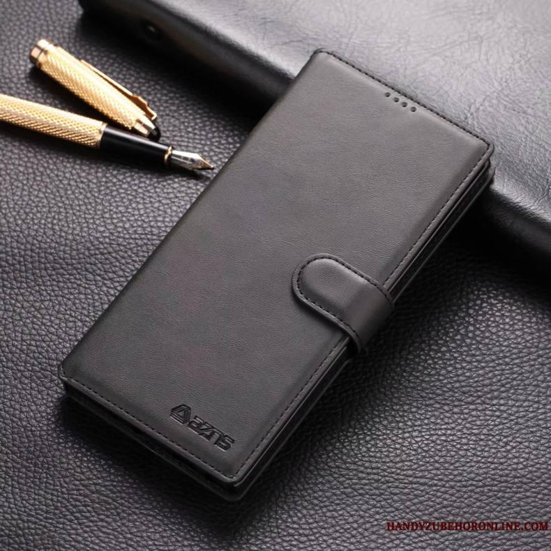 Samsung Galaxy Note 10 Coque Étui En Cuir Incassable Protection Kaki Étoile Clamshell Ornements Suspendus