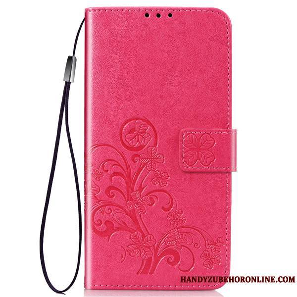 Samsung Galaxy Note 10 Lite Coque De Téléphone Fluide Doux Étui Étui En Cuir Protection Rouge Incassable