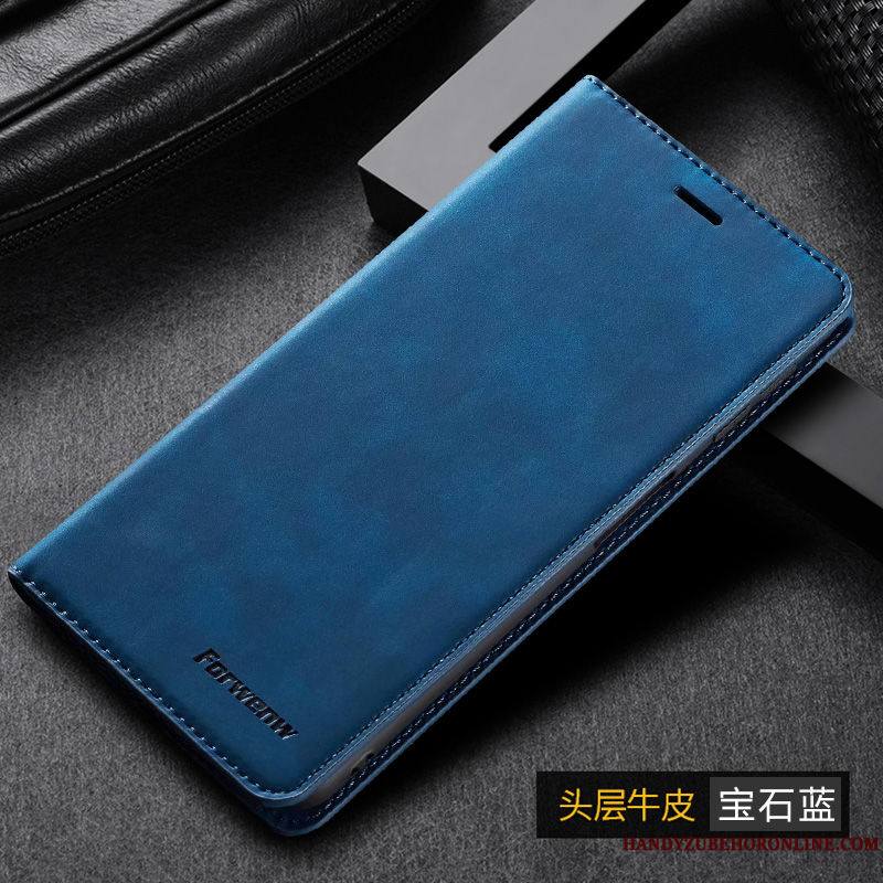 Samsung Galaxy Note 10 Lite Coque De Téléphone Protection Étoile Housse Étui Étui En Cuir Cuir Véritable