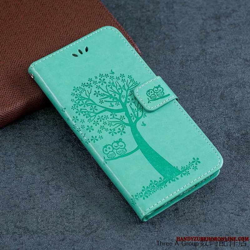 Samsung Galaxy Note 10 Lite Coque De Téléphone Étui En Cuir Incassable Étoile Vert Housse