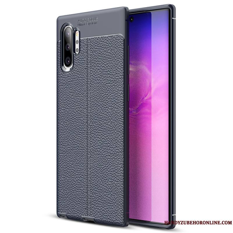 Samsung Galaxy Note 10+ Nouveau Coque De Téléphone Modèle Fleurie Litchi Étoile En Silicone Fluide Doux