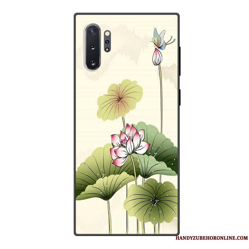 Samsung Galaxy Note 10+ Personnalité Tout Compris Fluide Doux Coque De Téléphone Silicone Étoile Bleu