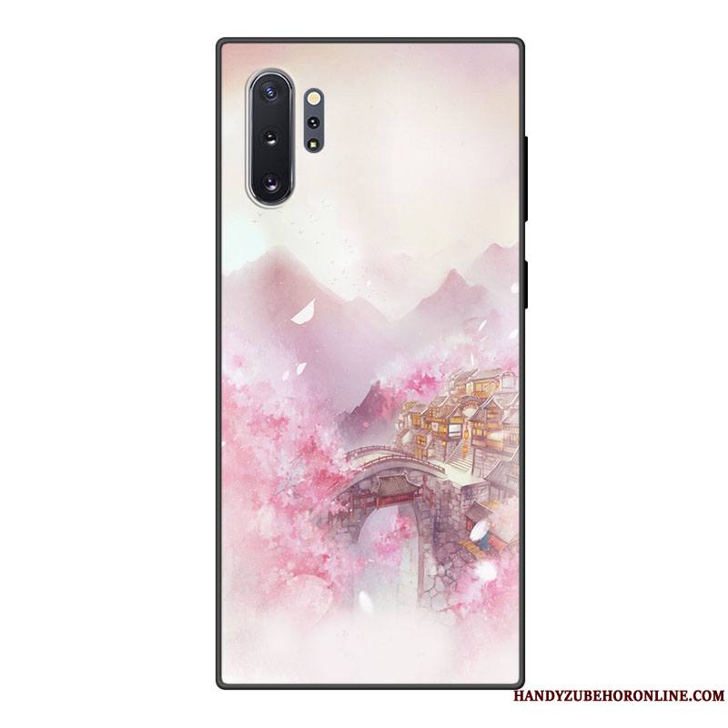 Samsung Galaxy Note 10+ Personnalité Tout Compris Fluide Doux Coque De Téléphone Silicone Étoile Bleu