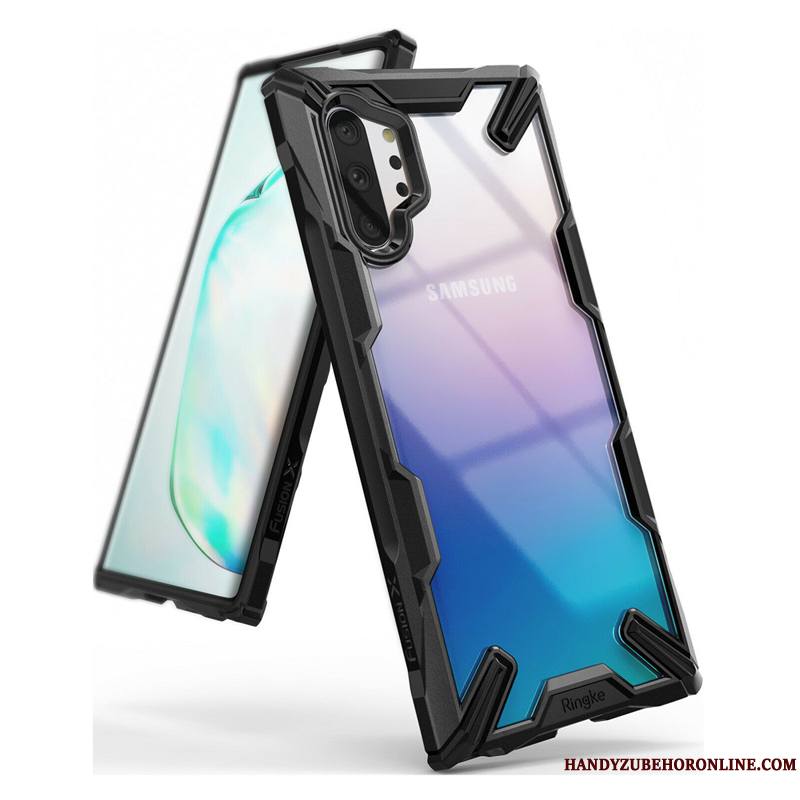 Samsung Galaxy Note 10+ Personnalité Étui Créatif Étoile Protection Bleu Coque De Téléphone