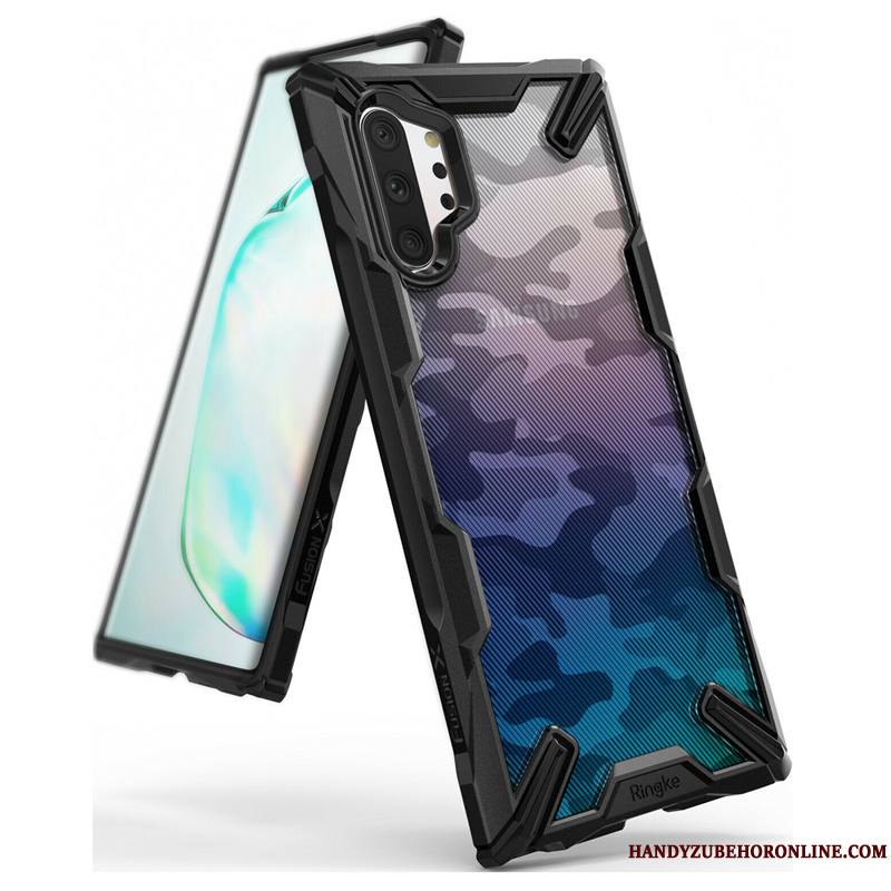 Samsung Galaxy Note 10+ Personnalité Étui Créatif Étoile Protection Bleu Coque De Téléphone