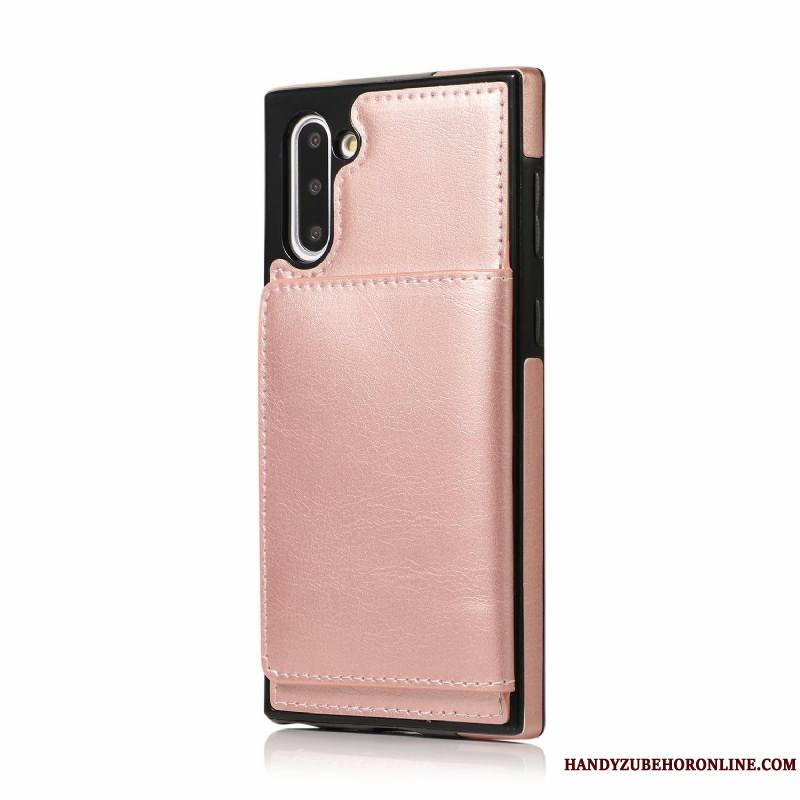 Samsung Galaxy Note 10 Portefeuille Coque De Téléphone Support Tout Compris Étoile Étui En Cuir Incassable