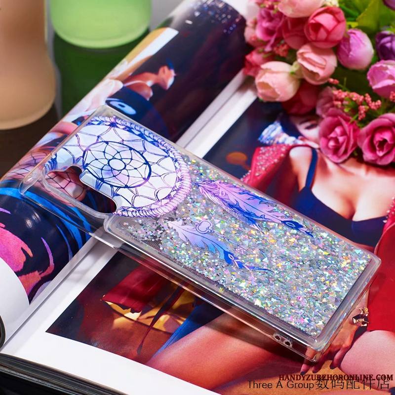 Samsung Galaxy Note 10 Quicksand Incassable Protection Tout Compris Coque Fluide Doux Étoile