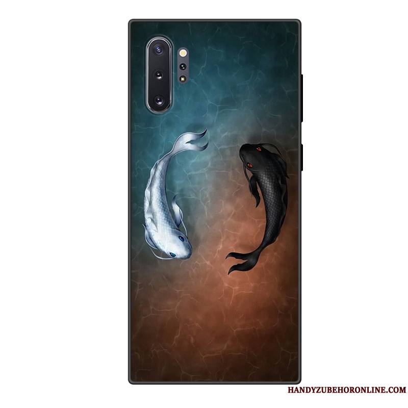 Samsung Galaxy Note 10+ Silicone Dessin Animé Marque De Tendance Coque De Téléphone Protection Tout Compris Incassable