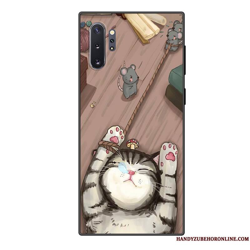 Samsung Galaxy Note 10+ Silicone Dessin Animé Marque De Tendance Coque De Téléphone Protection Tout Compris Incassable