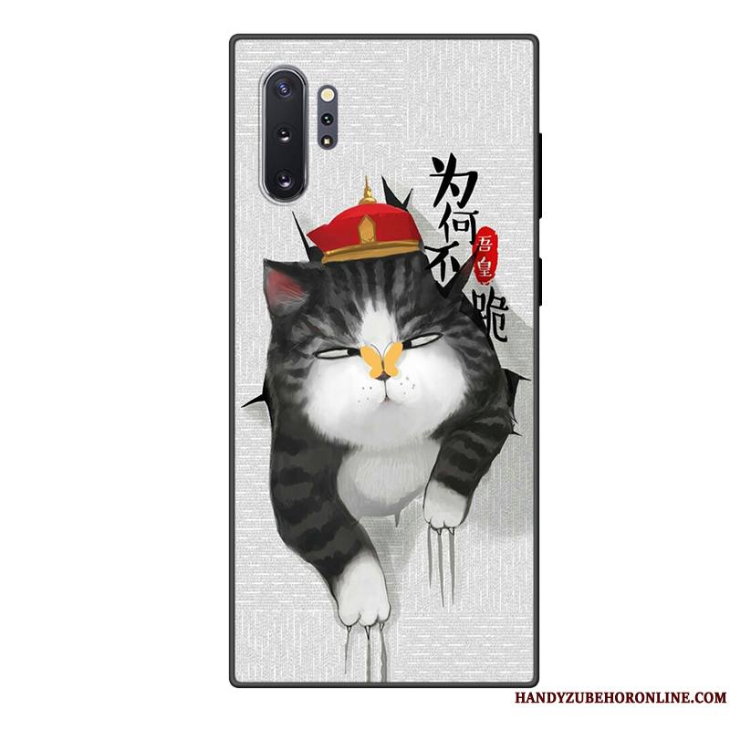 Samsung Galaxy Note 10+ Silicone Dessin Animé Marque De Tendance Coque De Téléphone Protection Tout Compris Incassable